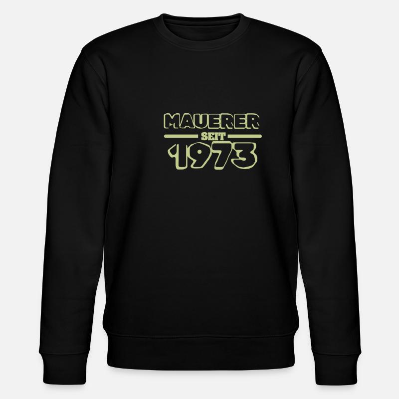 1973 1973 - Stanley/Stella Unisex Bio-Sweatshirt CHANGER  - Schwarz