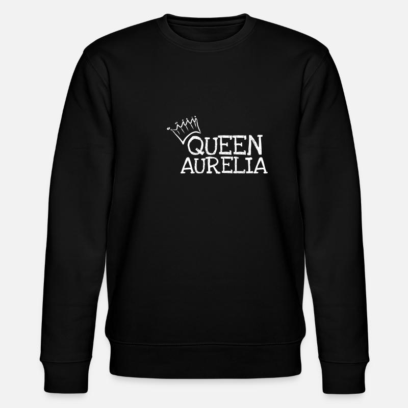 Geschenk für Aurelia - Stanley/Stella Unisex Bio-Sweatshirt CHANGER  - Schwarz
