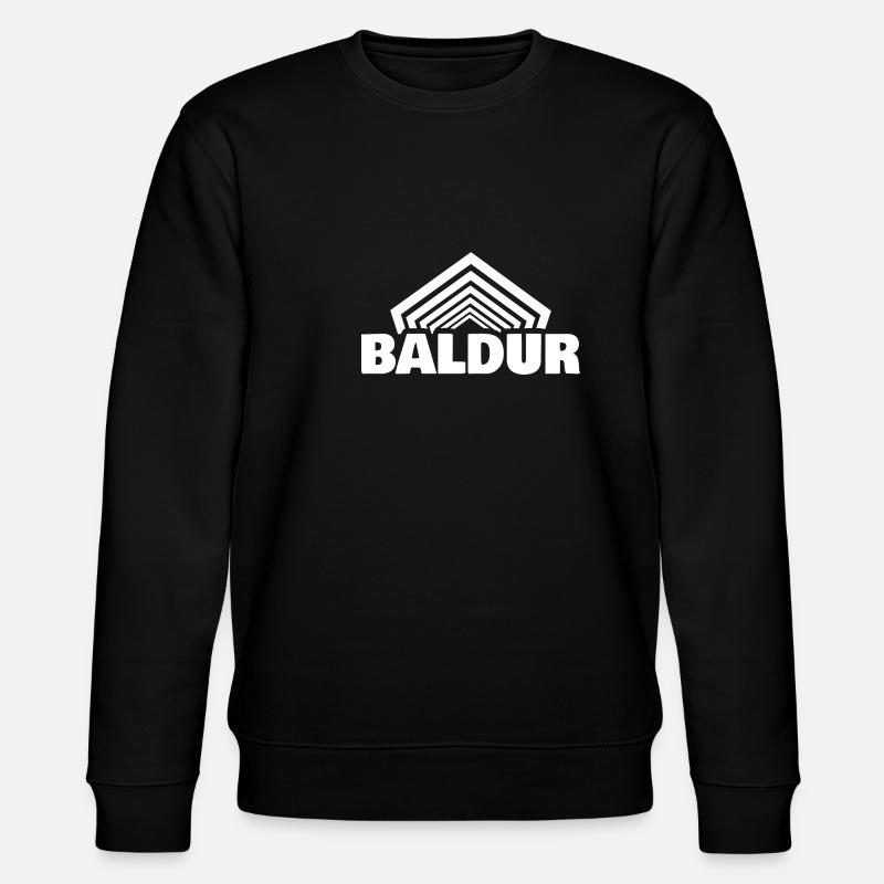 First name Baldur - Stanley/Stella CHANGER Unisex Organic Sweatshirt - black