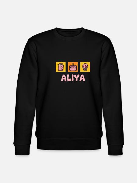 Aliya as a first name - Stanley/Stella CHANGER Unisex Organic Sweatshirt - black