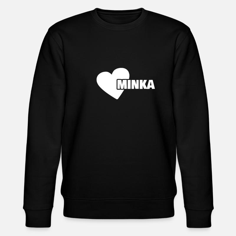 Geschenk für Minka - Stanley/Stella Unisex Bio-Sweatshirt CHANGER - Schwarz