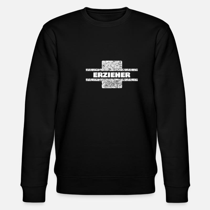 Beruf Erzieher - Stanley/Stella Unisex Bio-Sweatshirt CHANGER  - Schwarz