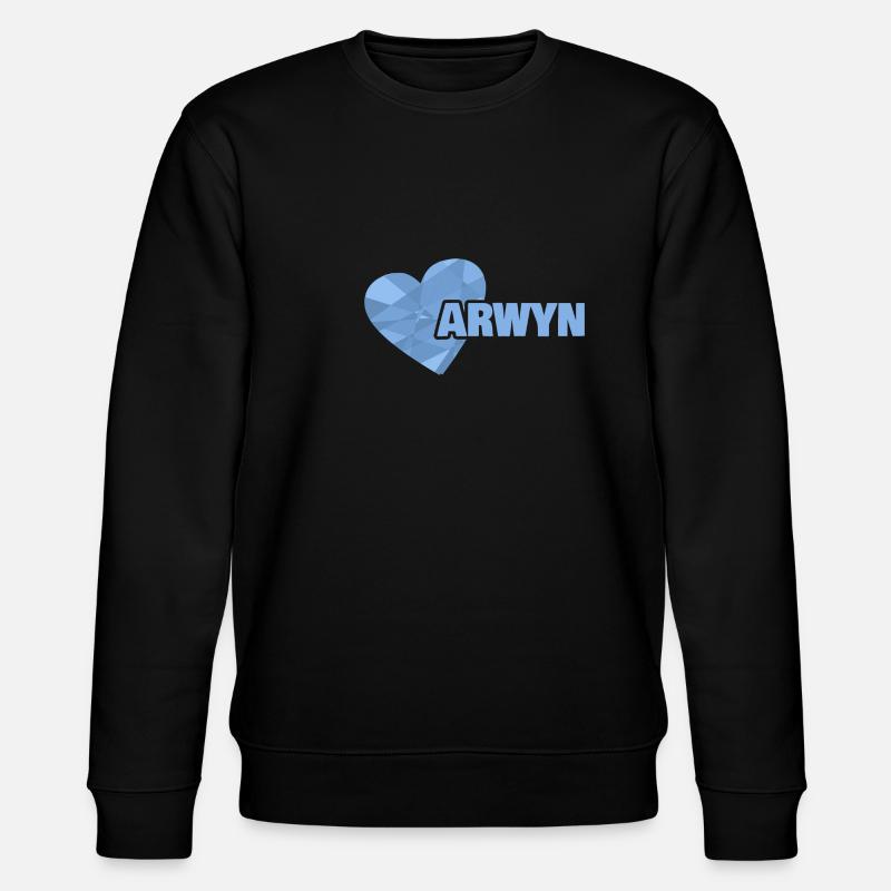 Mama Arwyn - Stanley/Stella Unisex Bio-Sweatshirt CHANGER  - Schwarz