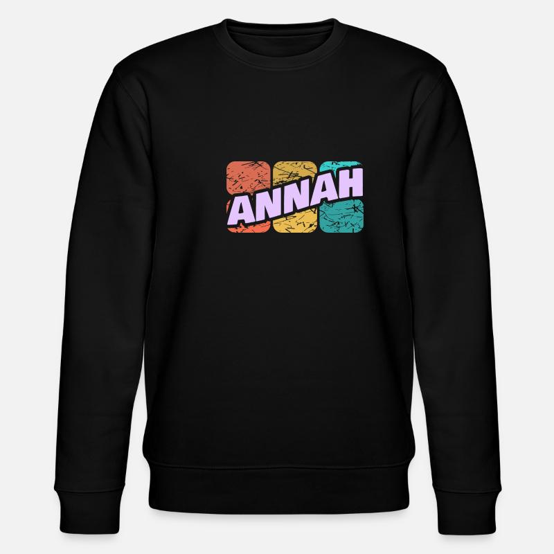 Annah Annah - Sweat bio CHANGER Stanley/Stella Unisexe - noir