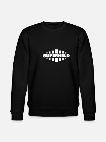 Gift for Superhero - Stanley/Stella CHANGER Unisex Organic Sweatshirt - black