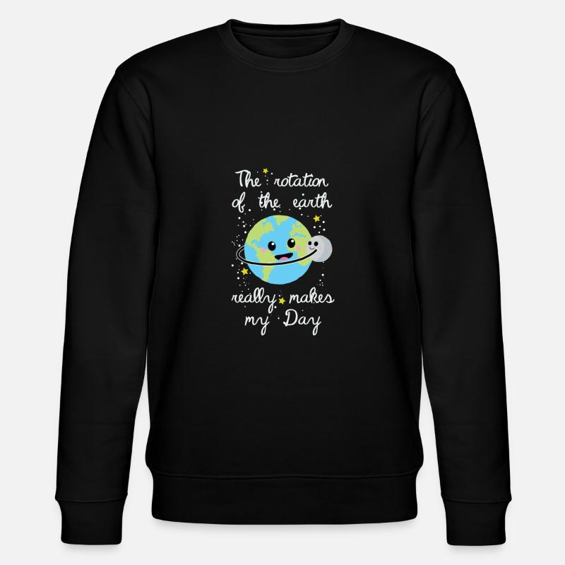 Rotation make my day. - Stanley/Stella CHANGER Unisex Organic Sweatshirt - black