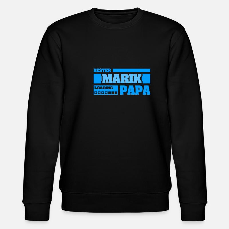 Vorname Marik - Stanley/Stella Unisex Bio-Sweatshirt CHANGER  - Schwarz