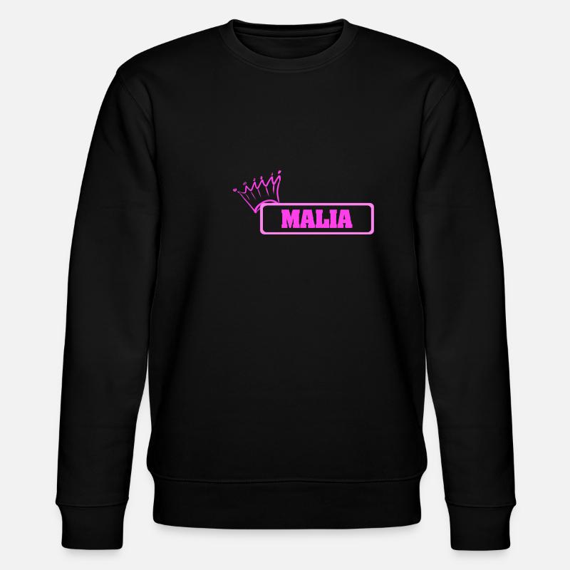 Krone Malia - Stanley/Stella Unisex Bio-Sweatshirt CHANGER  - Schwarz