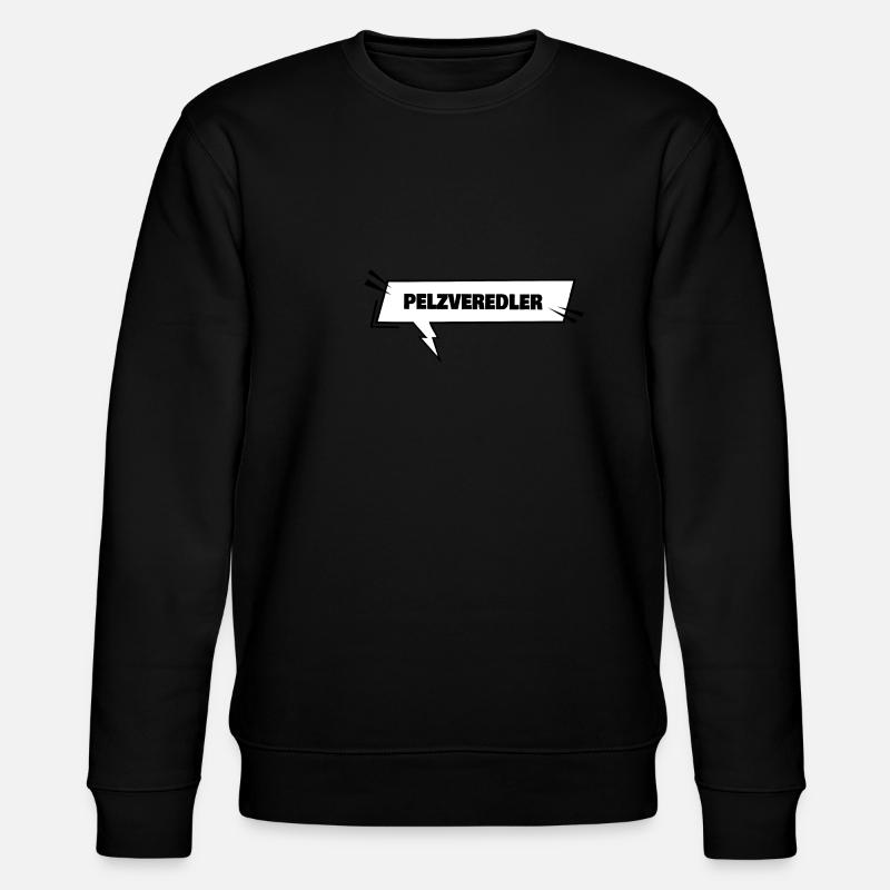 Fur refiners as education - Stanley/Stella CHANGER Unisex Organic Sweatshirt - black