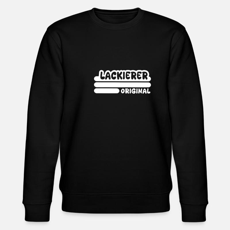 Gift for painter - Stanley/Stella CHANGER Unisex Organic Sweatshirt - black