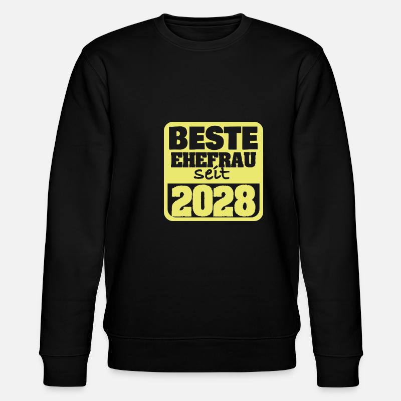 Ehe 2028 - Stanley/Stella Unisex Bio-Sweatshirt CHANGER  - Schwarz