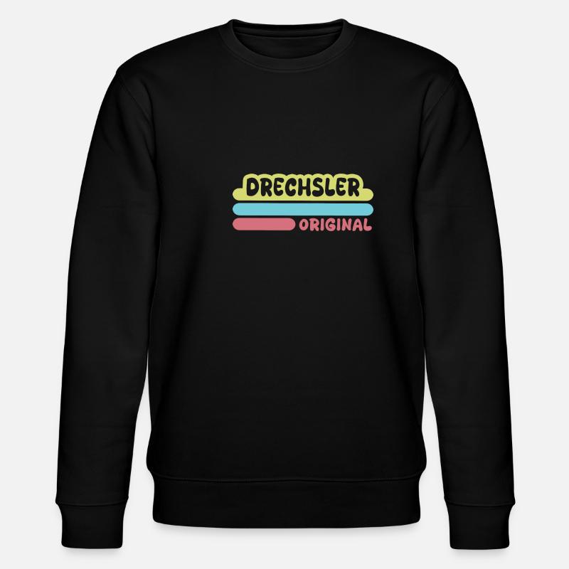 Drechsler as a first name - Stanley/Stella CHANGER Unisex Organic Sweatshirt - black