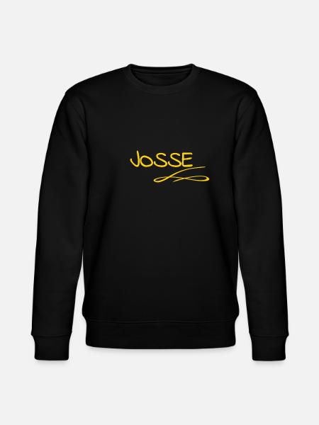 First name Josse - Stanley/Stella CHANGER Unisex Organic Sweatshirt - black