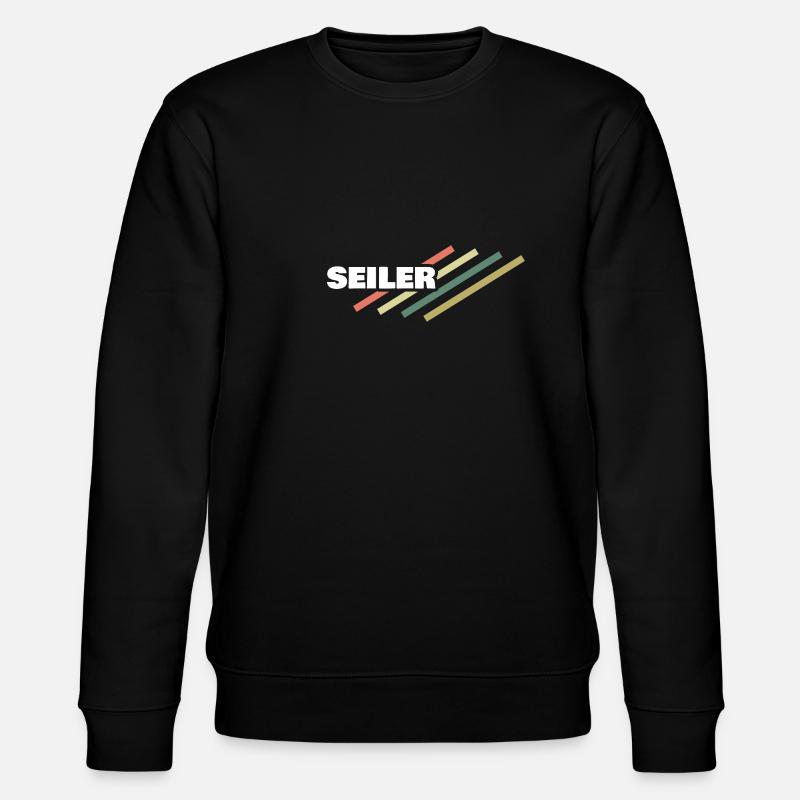 Ropemaker - Stanley/Stella CHANGER Unisex Organic Sweatshirt - black