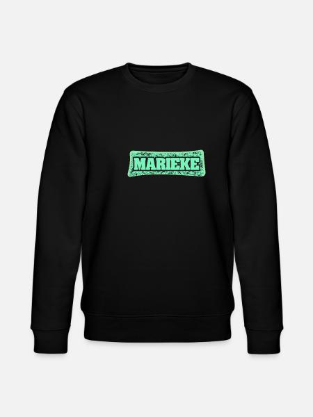 Geburtsname Marieke - Stanley/Stella Unisex Bio-Sweatshirt CHANGER  - Schwarz