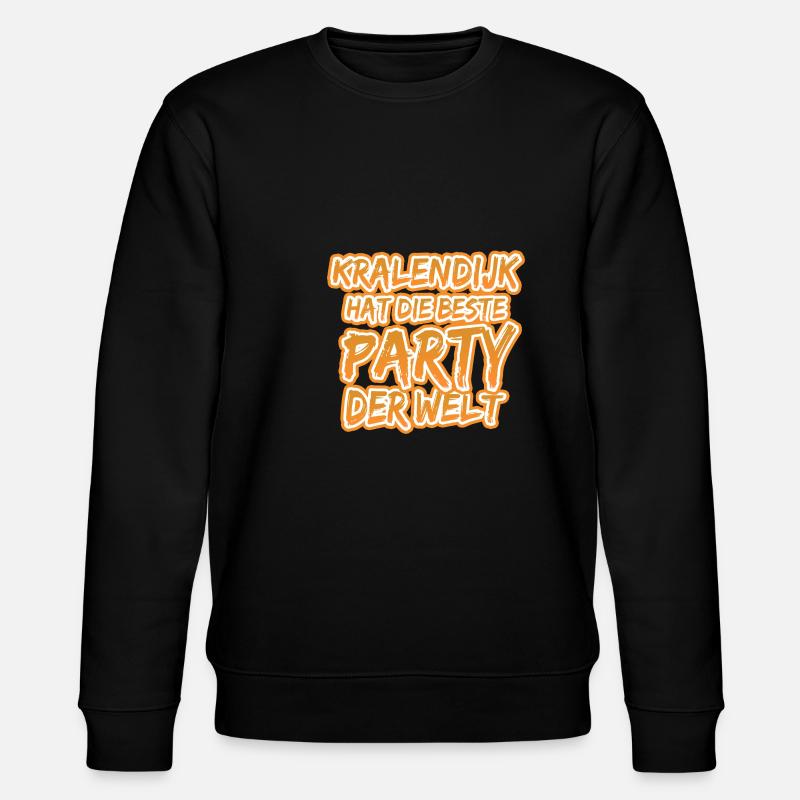 Kralendijk - Stanley/Stella Unisex Bio-Sweatshirt CHANGER  - Schwarz