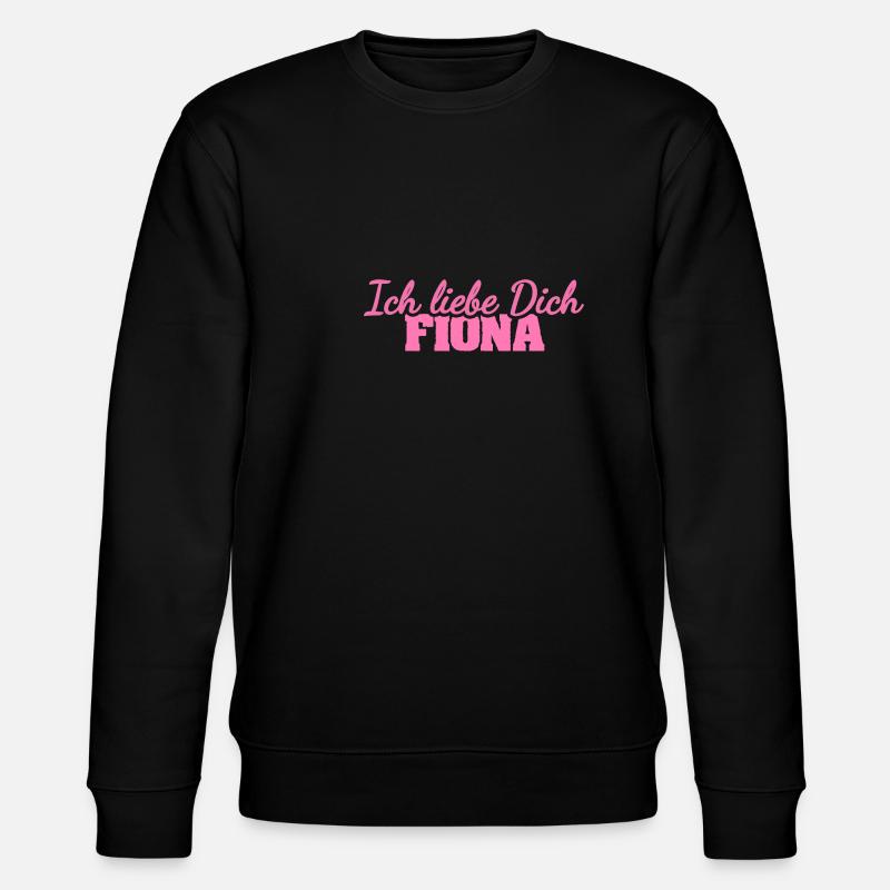 Fiona als Liebe - Stanley/Stella Unisex Bio-Sweatshirt CHANGER  - Schwarz