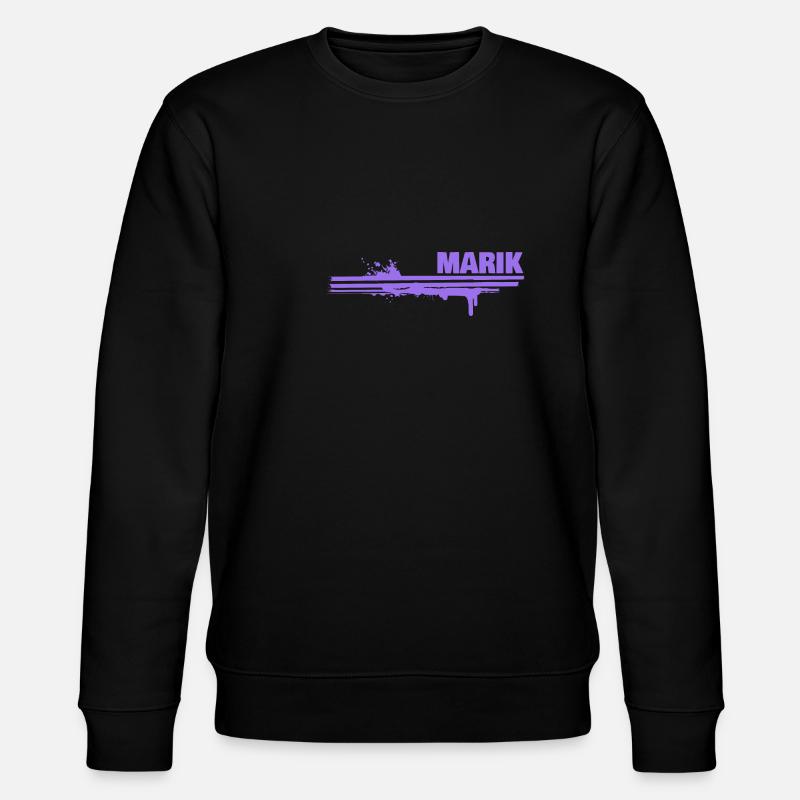 Gift for Marik - Stanley/Stella CHANGER Unisex Organic Sweatshirt - black