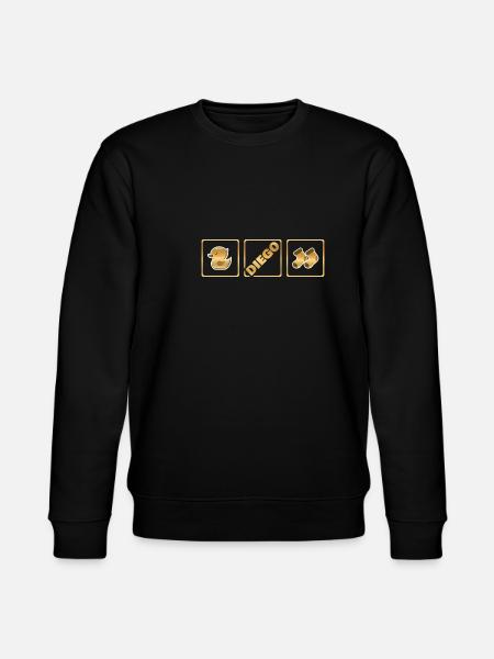 Gift for Diego - Stanley/Stella CHANGER Unisex Organic Sweatshirt - black