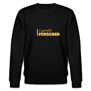 Beruf Forscher - Stanley/Stella Unisex Bio-Sweatshirt CHANGER  - Schwarz - Vorne - Nik (191cm) & Marisol (170cm)