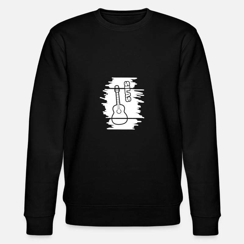 Guitar Silas - Stanley/Stella CHANGER Unisex Organic Sweatshirt - black