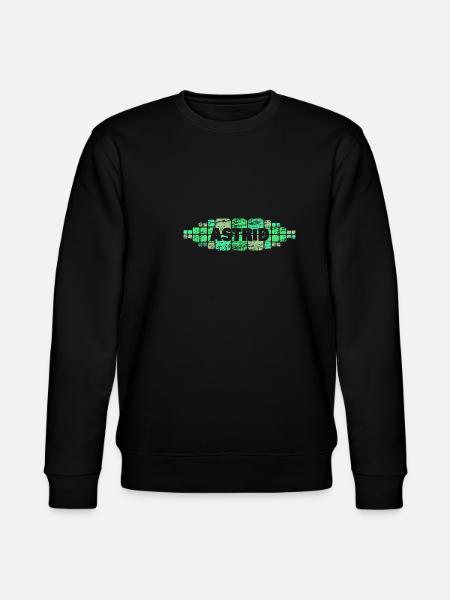 Mom Astrid - Stanley/Stella CHANGER Unisex Organic Sweatshirt - black