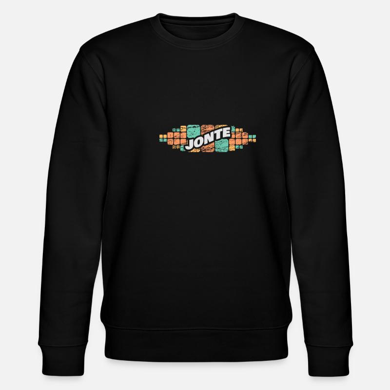 Jonte als Jonte - Stanley/Stella Unisex Bio-Sweatshirt CHANGER  - Schwarz