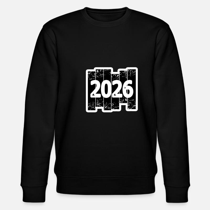 Jahr 2026 - Stanley/Stella Unisex Bio-Sweatshirt CHANGER  - Schwarz