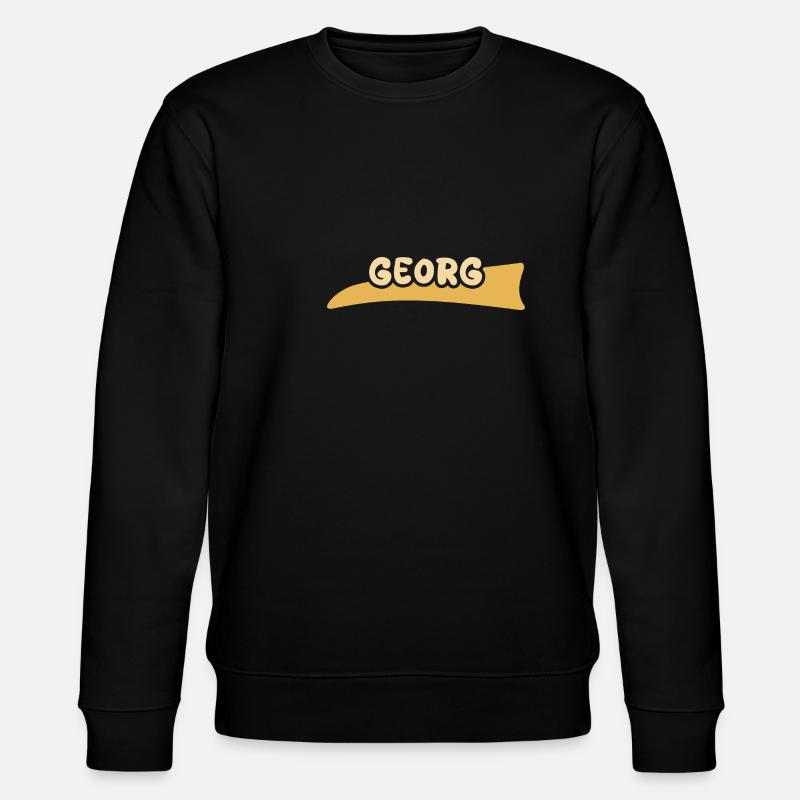 Georg - Stanley/Stella Unisex Bio-Sweatshirt CHANGER  - Schwarz