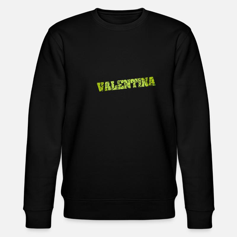 Name Valentina - Stanley/Stella Unisex Bio-Sweatshirt CHANGER  - Schwarz