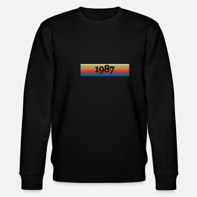 1987 - Sweat bio CHANGER Stanley/Stella Unisexe - noir