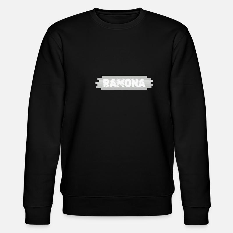 Name Ramona - Stanley/Stella Unisex Bio-Sweatshirt CHANGER  - Schwarz