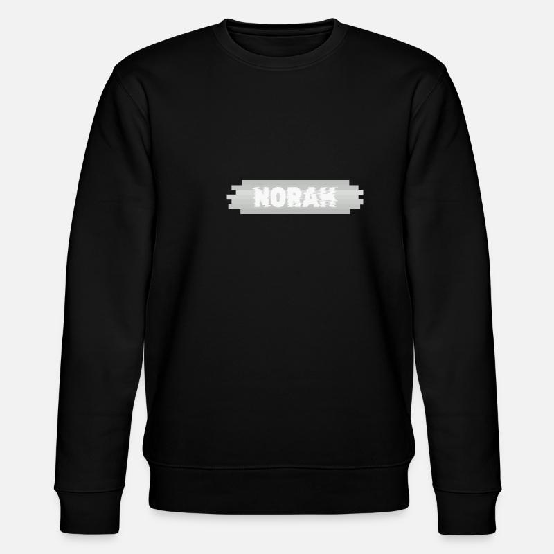 Name Norah - Stanley/Stella Unisex Bio-Sweatshirt CHANGER  - Schwarz