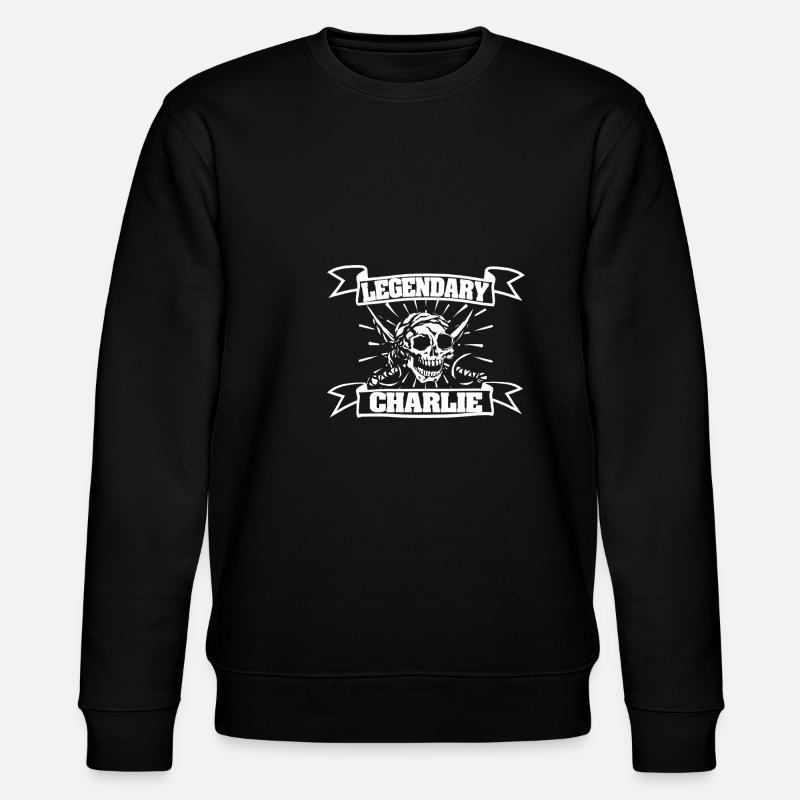 Charlie - Stanley/Stella Unisex Bio-Sweatshirt CHANGER  - Schwarz