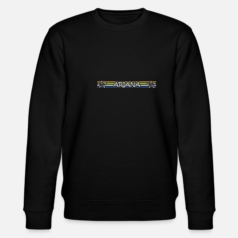 Geschenk für Ariana - Stanley/Stella Unisex Bio-Sweatshirt CHANGER  - Schwarz