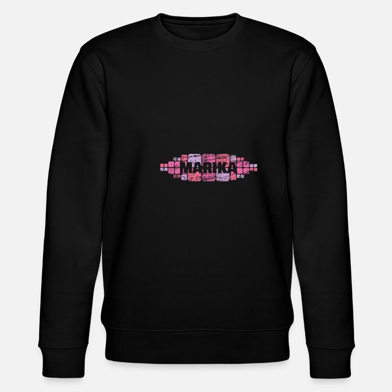 Marika as Mom - Stanley/Stella CHANGER Unisex Organic Sweatshirt - black