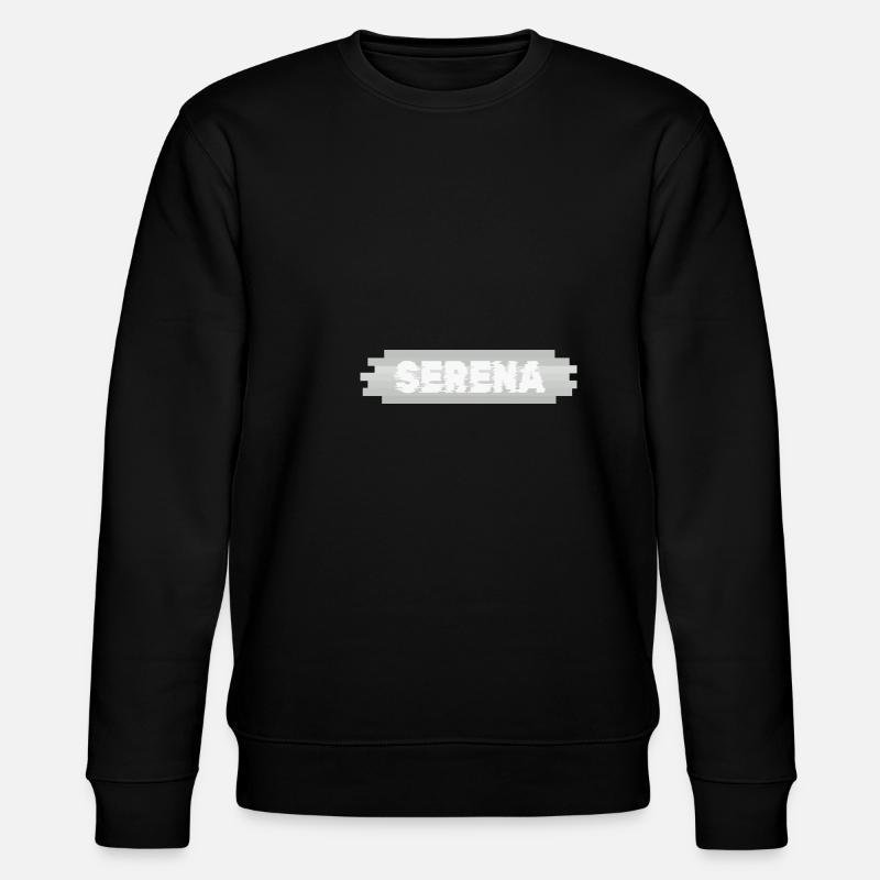 Serena als Name - Stanley/Stella Unisex Bio-Sweatshirt CHANGER  - Schwarz