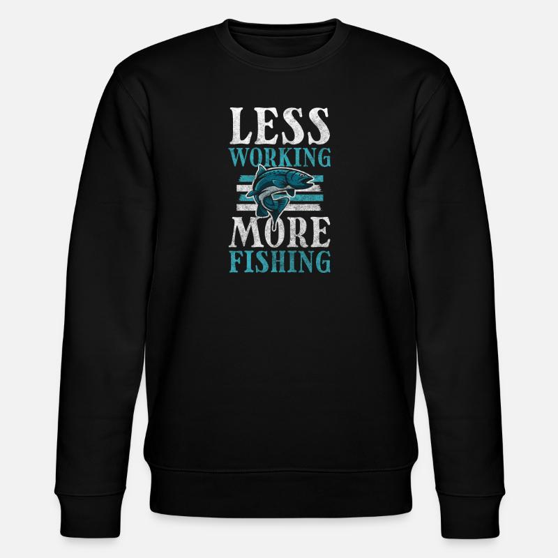 Angler Männer Freizeit Wasser - Stanley/Stella Unisex Bio-Sweatshirt CHANGER  - Schwarz