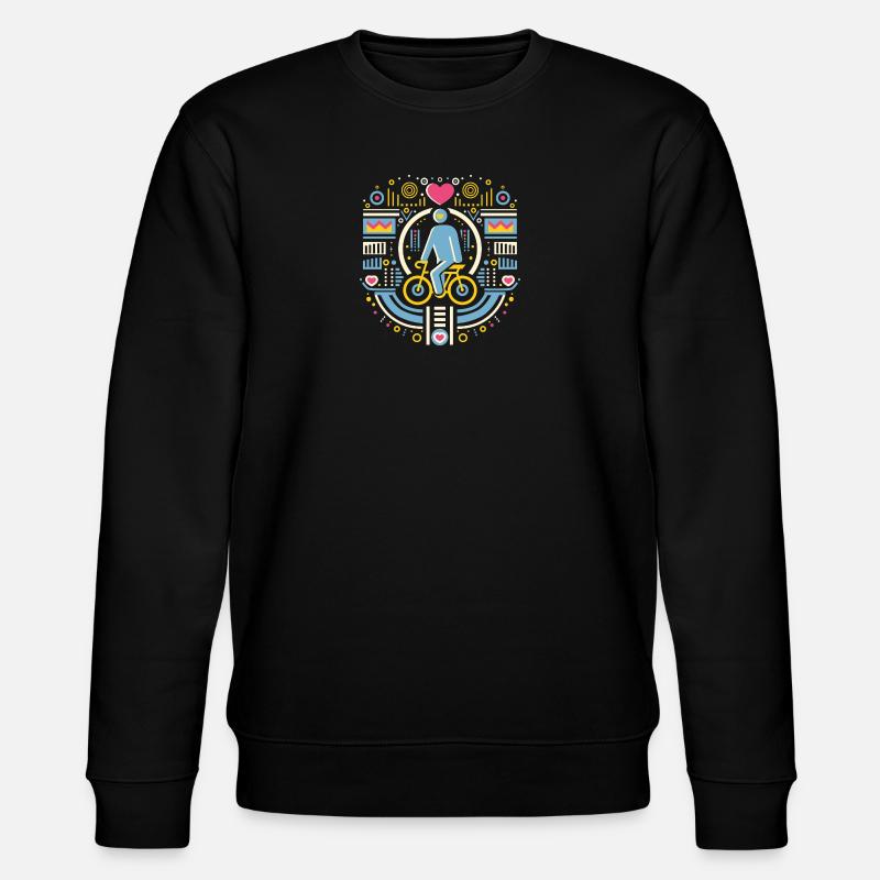 Stuff that connects people/ V-Day - Stanley/Stella CHANGER Unisex Organic Sweatshirt - black