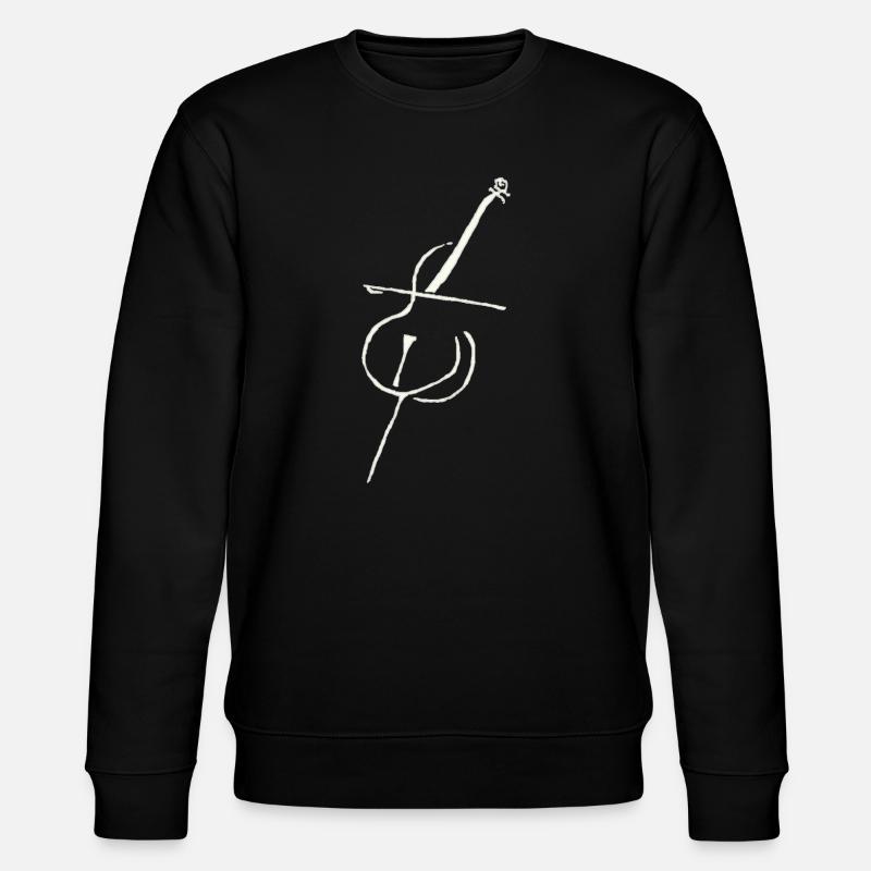Violoncelle blanc pur - Sweat bio CHANGER Stanley/Stella Unisexe - noir