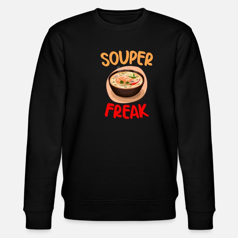 Soup Lovers Gifts - Stanley/Stella Unisex Bio-Sweatshirt CHANGER  - Schwarz
