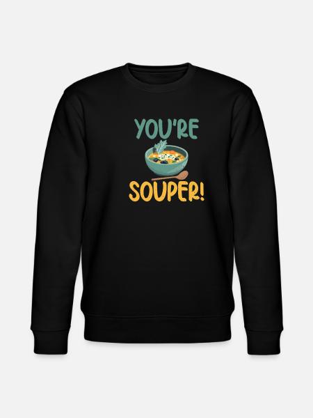 Soup Lovers Gifts - Stanley/Stella Unisex Bio-Sweatshirt CHANGER - Schwarz