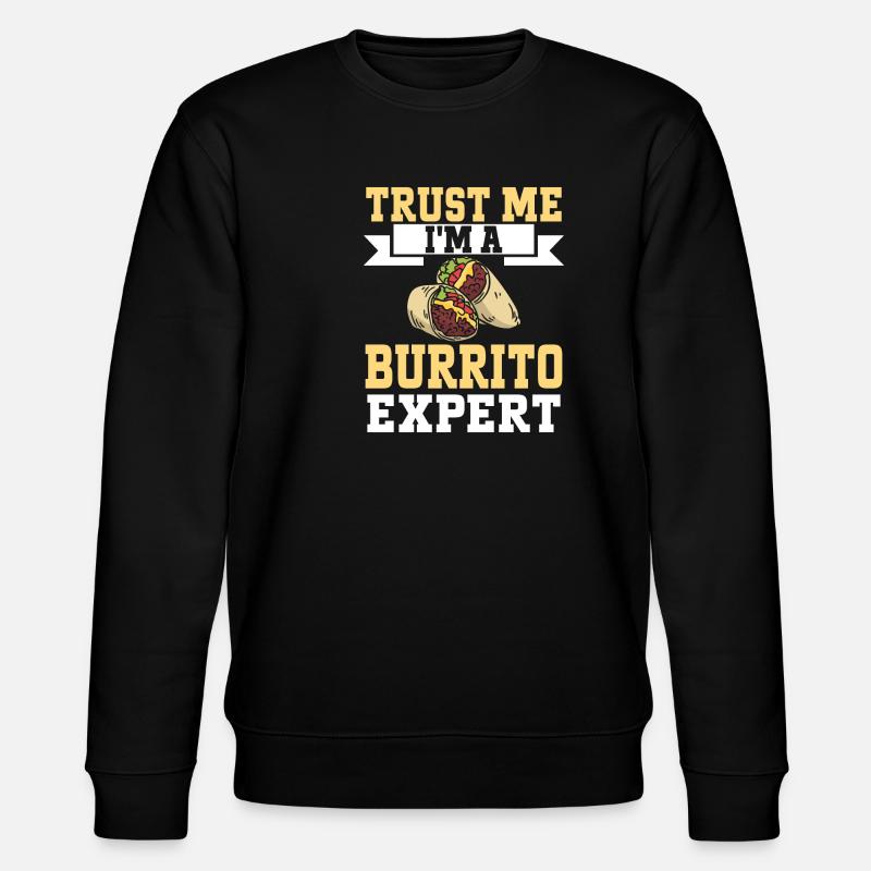Burrito Gift - Stanley/Stella Unisex Bio-Sweatshirt CHANGER  - Schwarz