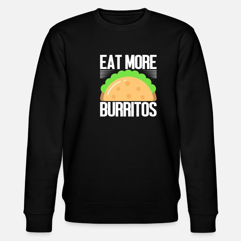 Burrito Gift - Stanley/Stella Unisex Bio-Sweatshirt CHANGER  - Schwarz