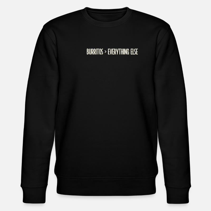 Burrito Gift - Stanley/Stella Unisex Bio-Sweatshirt CHANGER - Schwarz