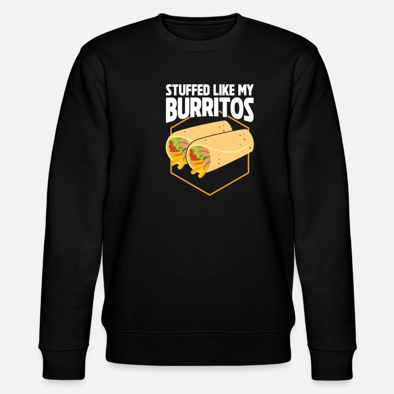 Burrito Gift - Stanley/Stella Unisex Bio-Sweatshirt CHANGER  - Schwarz