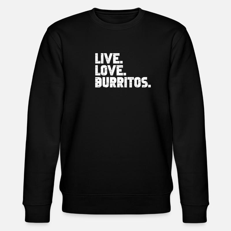 Burrito Gift - Stanley/Stella Unisex Bio-Sweatshirt CHANGER  - Schwarz