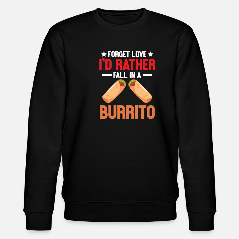Burrito Gift - Stanley/Stella Unisex Bio-Sweatshirt CHANGER  - Schwarz