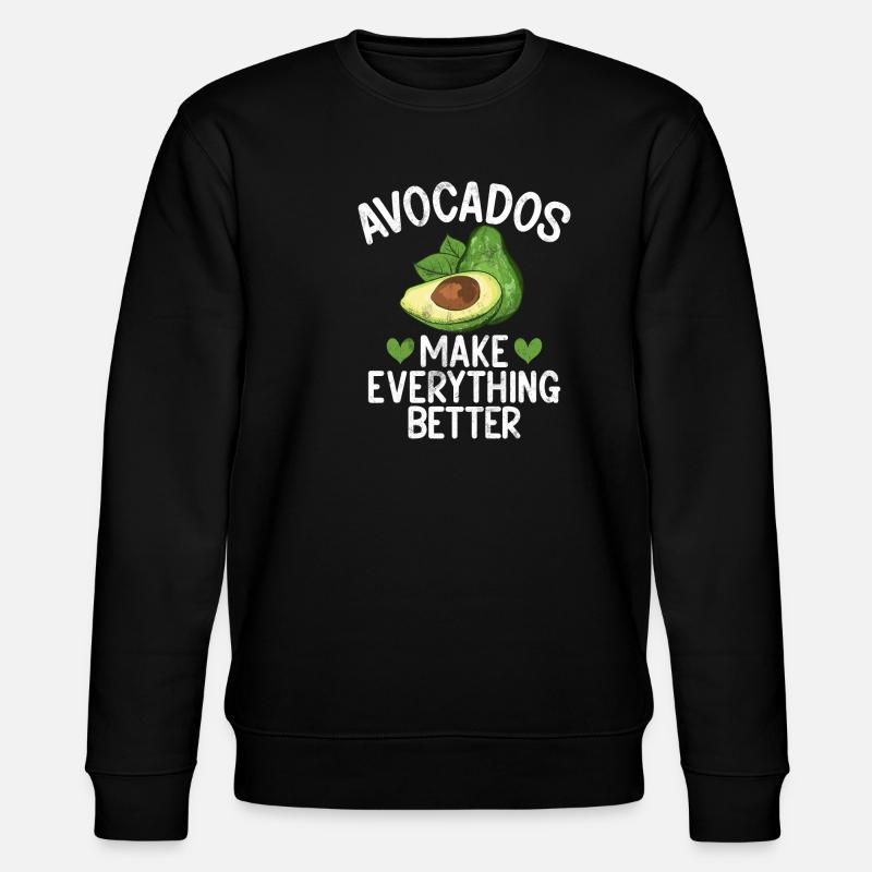Avocado Gifts - Stanley/Stella Unisex Bio-Sweatshirt CHANGER  - Schwarz