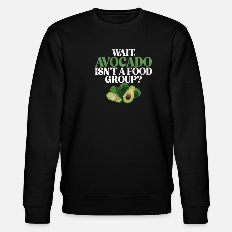 Avocado Gifts - Stanley/Stella Unisex Bio-Sweatshirt CHANGER  - Schwarz